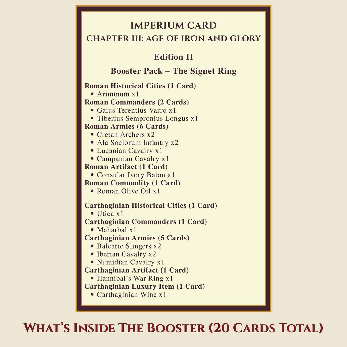 The Signet Ring (Booster Pack)