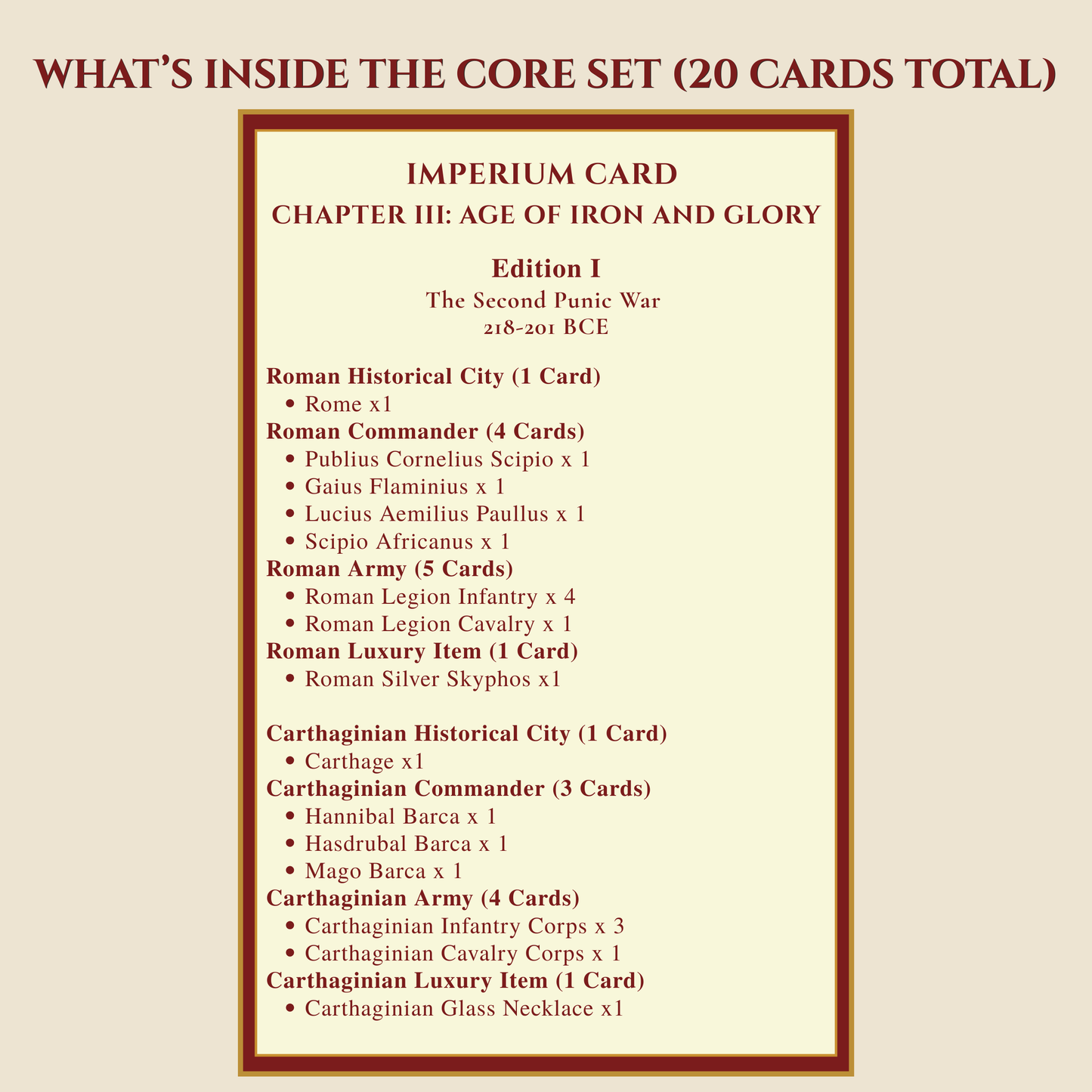 The Second Punic War (Core Set)